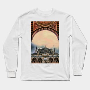 Turkey. Istanbul. The Blue Mosque. Entrance. Long Sleeve T-Shirt